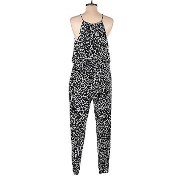 Sandiva Resort Wear Blue and White Jumpsuit - Picture 1 of 9